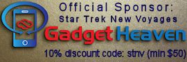 Gadget Heaven ist der offizielle Sponsor von Star Trek New Voyages, International.